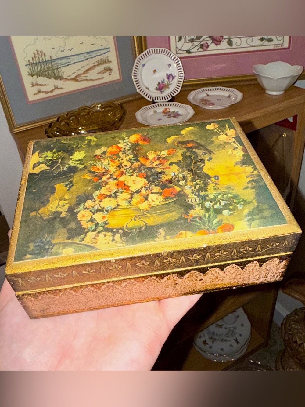 Vintage Florentine Box